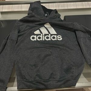 Women’s adidas gray silver sweater